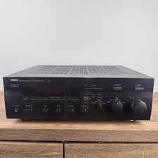 Receptor estéreo Yamaha RX-596 som natural TESTADO sem controle remoto *LEIA* perna faltando comprar usado  Enviando para Brazil