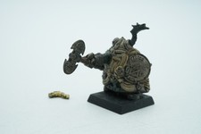 Używany, Warhammer Fantasy Battle Skull Pass Dwarf Lord vintage plastikowa miniatura OOP na sprzedaż  PL