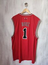 Kit de camisa de basquete vintage Chicago Bulls #1 Derrick Rose 2XL Adidas XXL comprar usado  Enviando para Brazil