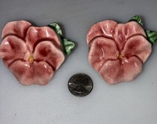Conjunto de Shaker de Sal e Pimenta Pansy Vintage Formato de Flor Rosa comprar usado  Enviando para Brazil
