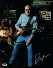 FOTO AUTOGRAFADA 11X14 DE LES PAUL - ROCK & ROLL PIONEER, GUITARRA GIBSON, PSA comprar usado  Enviando para Brazil