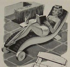 Modern patio chaise d'occasion  Expédié en Belgium