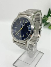 Relógio raro amarelo azul marinho MICHEL KLEIN metal azul marinho mergulhador marinho fino comprar usado Relógio raro amarelo azul marinho MICHEL KLEIN metal azul marinho mergulhador marinho fino comprar usado  Enviando para Brazil
