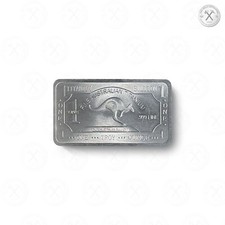 Lote de 5 x 1 TROY ONZA/OZ .999 Barra de lingote lingote canguro titanio puro - 31 g Ti segunda mano  Embacar hacia Mexico