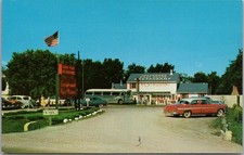 Usado, Estação de ônibus 1950s Kentland, Indiana cartão postal "GREYHOUND POST HOUSE RESTAURANT" comprar usado  Enviando para Brazil