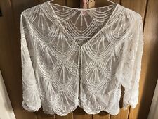 Wedding shrug bolero for sale  IPSWICH