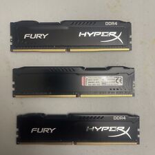 Memória RAM desktop 3 Kingston HX424C15FB2/8 HyperX FURY 8G DDR4 2400MHz 288 pinos, usado comprar usado  Enviando para Brazil