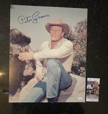 Peter Graves assinado 16x20 Fotografia JSA Autenticado RIP 2010 AVIÃO comprar usado Peter Graves assinado 16x20 Fotografia JSA Autenticado RIP 2010 AVIÃO comprar usado  Enviando para Brazil