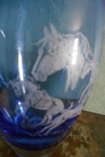 Western etched cobalt for sale  Weatherford
