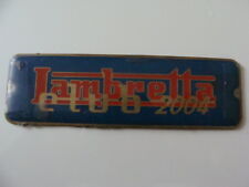 Placca lambretta club usato  Santena