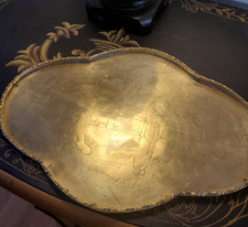 Vtg brass engraved for sale  Manassas