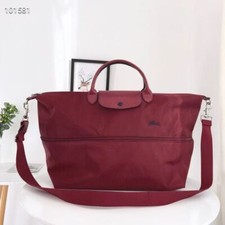Bolsa de viagem Long Champ Le Pliage bolsa de ombro vermelha bolsa dobrável 50x60x23cm tomada comprar usado  Enviando para Brazil