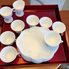 Antigo. Conjunto de prato/pires para lanche de almoço com padrão de videira Colony Harvest comprar usado  Enviando para Brazil