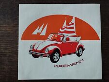 Autocollant coccinelle karmann d'occasion  Bohain-en-Vermandois