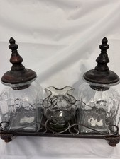 Blown glass canister for sale  Lakewood