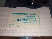 Biglietto ticket 1981 usato  Virle Piemonte