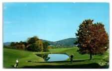 Usado, Cartão postal dos anos 1950/60 buraco 1, campo de golfe e restaurante de três lagoas, Elysburg, PA comprar usado  Enviando para Brazil