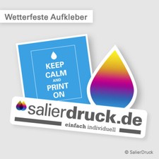 Aufkleber drucken wetterfest gebraucht kaufen  Deutschland