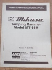 Mikasa 65h tamping for sale  Womelsdorf