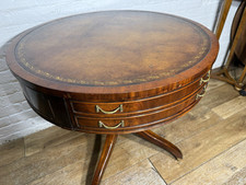 Mahogany drum table for sale  BOURNEMOUTH