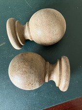 Finials 50mm wooden for sale  BURY ST. EDMUNDS