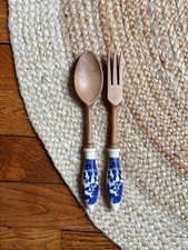 Couverts salade porcelaine d'occasion  Limoges-