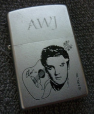Vintage metal zippo for sale  BURNHAM-ON-SEA