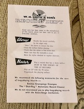Vintage smith record for sale  SALISBURY