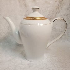 Royal Vienna - Cafeteira Grande - Branco, Acabamento Dourado comprar usado  Enviando para Brazil