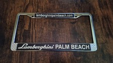 Autêntico Lamborghini Palm Beach Flórida quadro de placa de licença supercarros exóticos  comprar usado  Enviando para Brazil