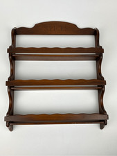 Prateleira de madeira vintage meados do século 3 camadas suporte de parede rústico 15,75x18,5” comprar usado  Enviando para Brazil