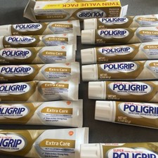 Poligrip denture adhesive for sale  North Royalton