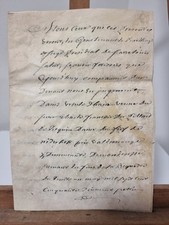 Manuscrit parchemin xviii d'occasion  Albi