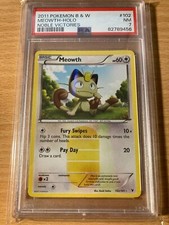 PSA 7 Meowth secret raro holo nobre vitórias BW 2011 Pokemon comprar usado  Enviando para Brazil