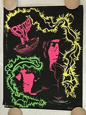 Pôster psicodélico luz negra dos Beatles dos anos 1960 23x35 Platt Manufacturing Gwen RARO comprar usado Pôster psicodélico luz negra dos Beatles dos anos 1960 23x35 Platt Manufacturing Gwen RARO comprar usado  Enviando para Brazil