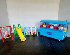 Usado, Vintage Peppa Pig Family Musical School Bus & Playground Telhado Removível, 2003 comprar usado  Enviando para Brazil