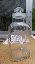 Vorratsglas eckig eingeschliff gebraucht kaufen  Hamburg