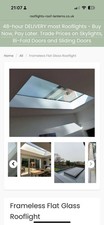 Flat glass roof for sale  SOUTHPORT