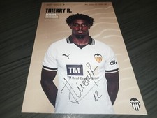 Cartão de autógrafo Thierry Correia assinado à mão Valencia CF comprar usado  Enviando para Brazil