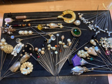 Lot 100 hatpins for sale  LEIGH