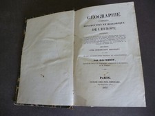 Ancien livre geographie d'occasion  Hennebont