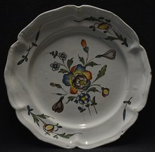 Assiette faïence décor d'occasion  Tocane-Saint-Apre