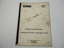 Clark H500 Hydrostatisches Getriebe Reparaturanleitung Werkstatthandbuch 1976 comprar usado  Enviando para Brazil