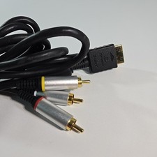 Cabo AV áudio vídeo HD componente ponta dourada Sony Playstation PS2 PS3 fabricante de equipamento original oficial comprar usado  Enviando para Brazil