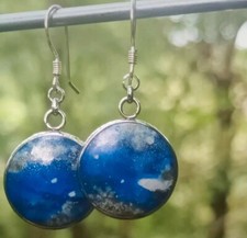 Handmade silver earrings for sale  CLYDEBANK