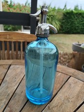 Bouteille syphon bleu d'occasion Bouteille syphon bleu d'occasion  La Flèche
