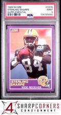 1989 PONTUAÇÃO SUPLEMENTAR #333S STERLING SHARPE RC PACKERS HOF PSA 9 comprar usado  Enviando para Brazil