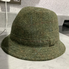 Green tweed trilby for sale  CANONBIE