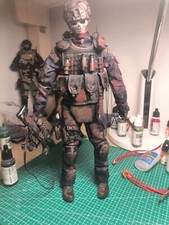 Boneco personalizado 1/6 duty call ghost 12 polegadas 30cm comprar usado  Enviando para Brazil