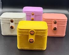 Caixa de joias mini anel caixa de viagem rosa amarelo cinza roxo Lisa Angel presente comprar usado  Enviando para Brazil